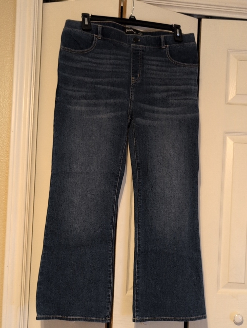 Betabrand Dark Blue Women's Bootcut Jeans